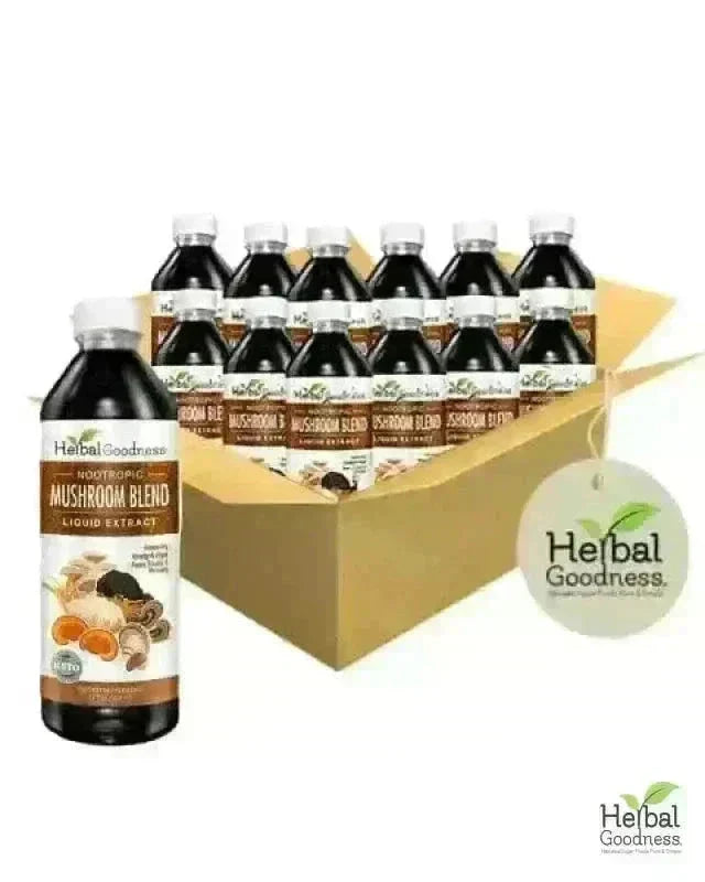 Mushroom Blend - 15X Liquid Extract - Adaptogens Liquid Extract Herbal Goodness 