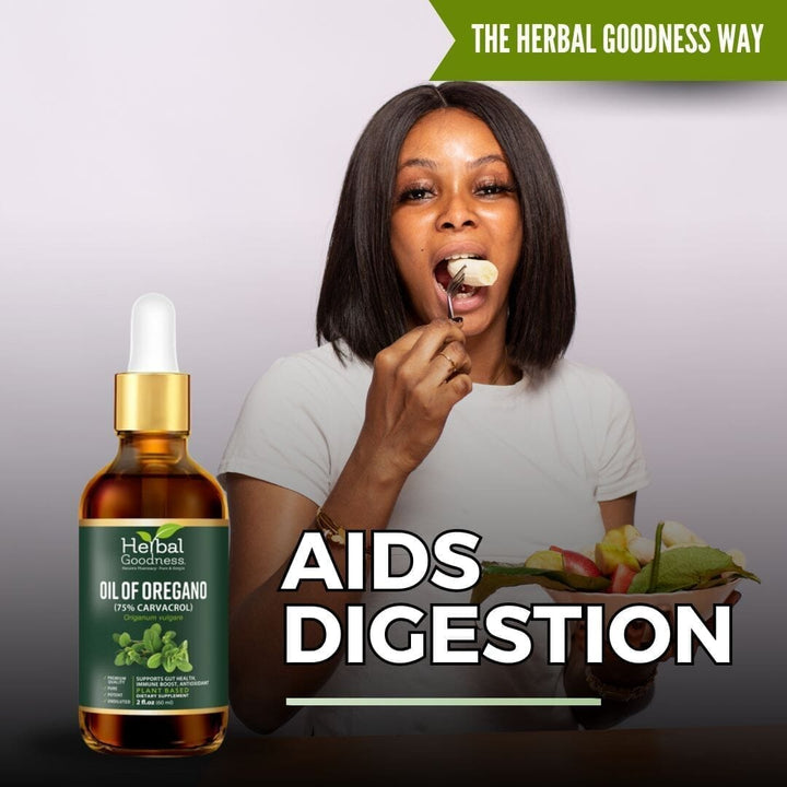 Oil of Oregano (75% Carvacrol) - 2oz Liquid - Immunity Liquid Extract Herbal Goodness 