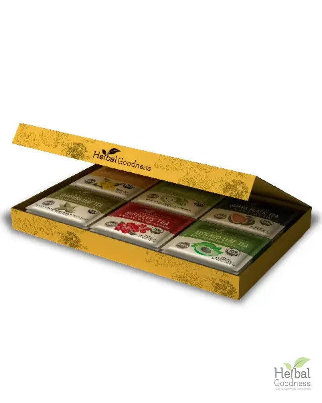 Herbal Tea Gift Set – Wellness Tea Gift Variety Collection - Organic 24 Teabags Tea & Infusions Herbal Goodness 