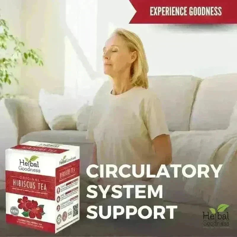 Herbal Goodness Organic Hibiscus Tea box