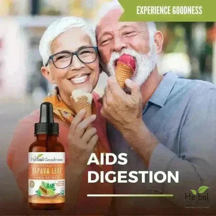 Papaya Leaf Extract - 1oz - Organic - 15X Liquid - Blood Platelet Liquid Extract Herbal Goodness 