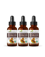 Papaya Seed - Organic 15X Liquid Extract - Colon & Gut Cleanse Liquid Extract Herbal Goodness 3 Units 