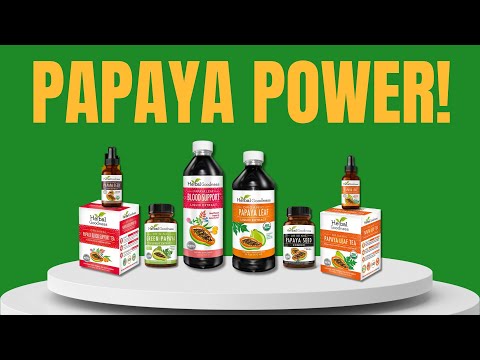 Papaya Leaf Extract - Organic - Liquid - 16oz - Platelets, Digestion & Immunity - Herbal Goodness