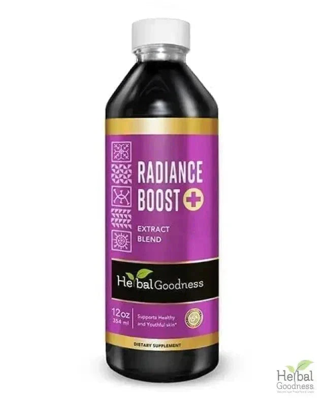 Radiance Boost Extract Blend - Liquid Tincture Natural - Herbal Goodness Liquid Extract Herbal Goodness 12 oz 