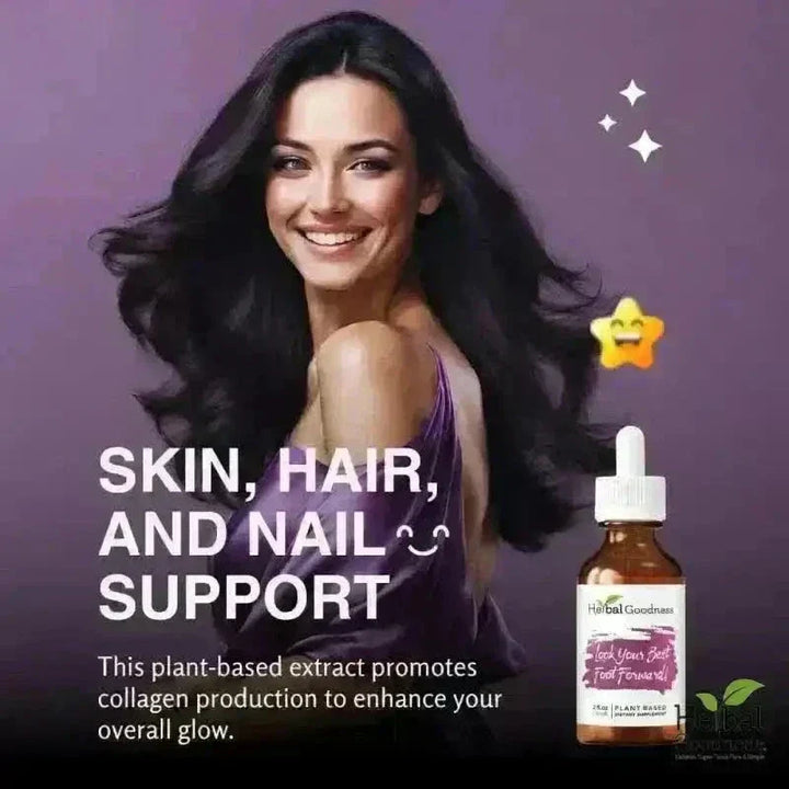 Look Your Best Foot Forward - 2fl.oz - Hair, Skin & Nails Liquid Extract Herbal Goodness 