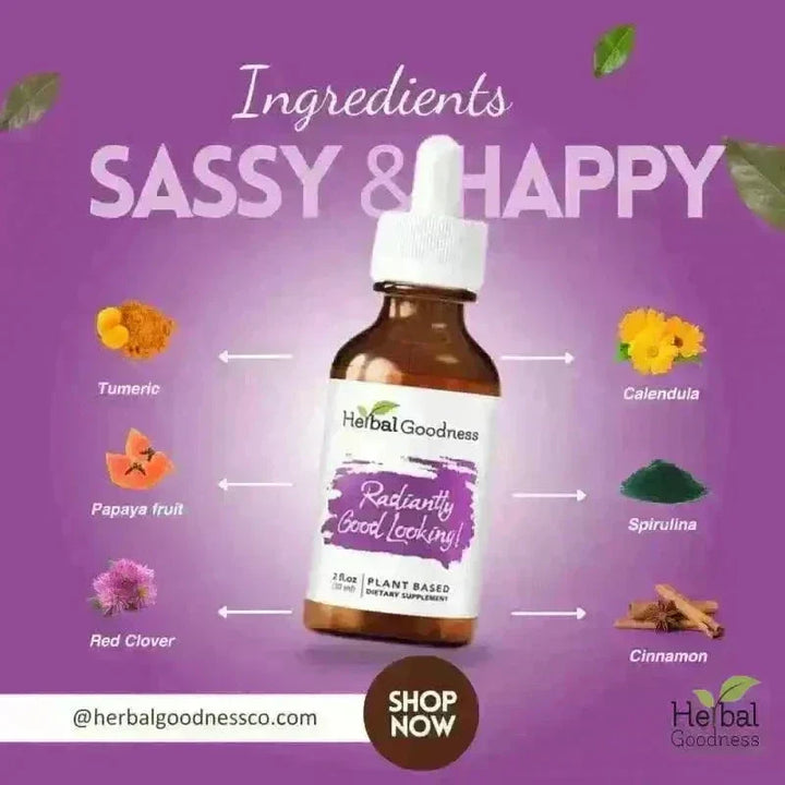 Radiantly Good Looking - 2fl.oz - Skin & Anti-Aging Liquid Extract Herbal Goodness 