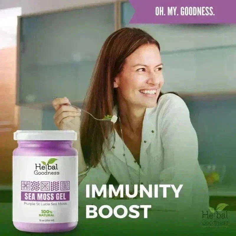 Sea Moss Gel 16 oz – Nutrient-Rich Superfood for Everyday Wellness Gels Herbal Goodness 