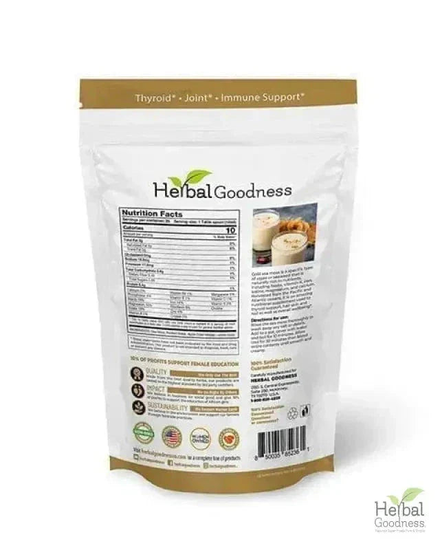 Sea Moss - Raw Dried Gold & Purple St Lucia - Immune Support - Herbal Goodness Bulk Herb Herbal Goodness 