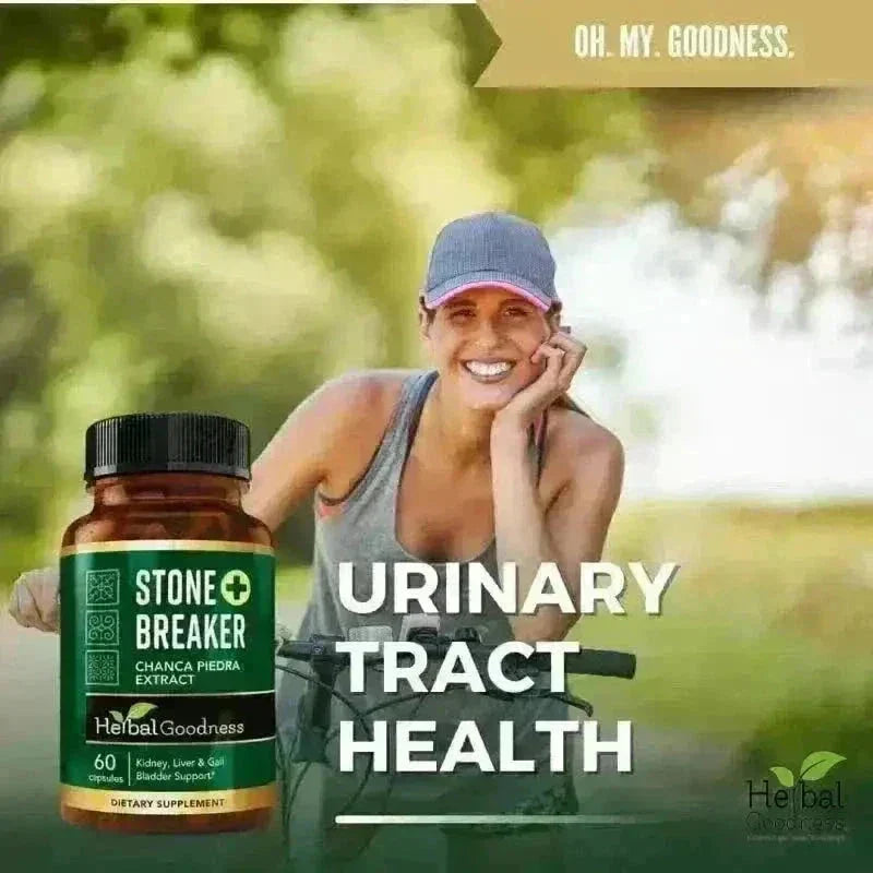 Stone Breaker Chanca Piedra - Capsules 10X Extract 60/600mg - Kidney Health Capsules Herbal Goodness 